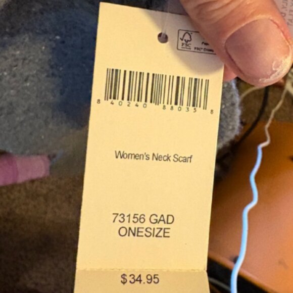 Duluth Trading Co. Lambswool Scarf – Gray, One Size, NWT | Women’s Neck Wrap - Picture 4 of 4